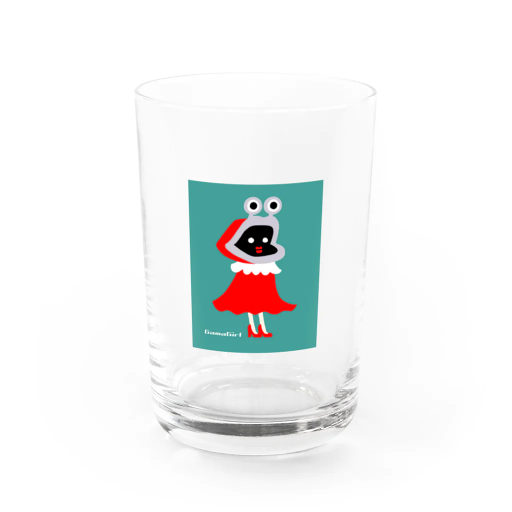 TakeLoop_goodsのGamaGirl ColorVer. Water Glass :front