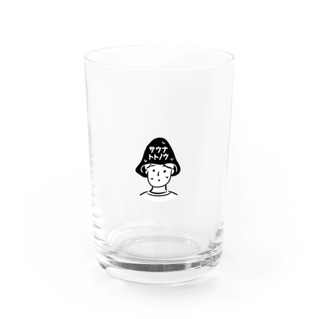 サウナトトノウくんのサウナトトノウくん Water Glass :front