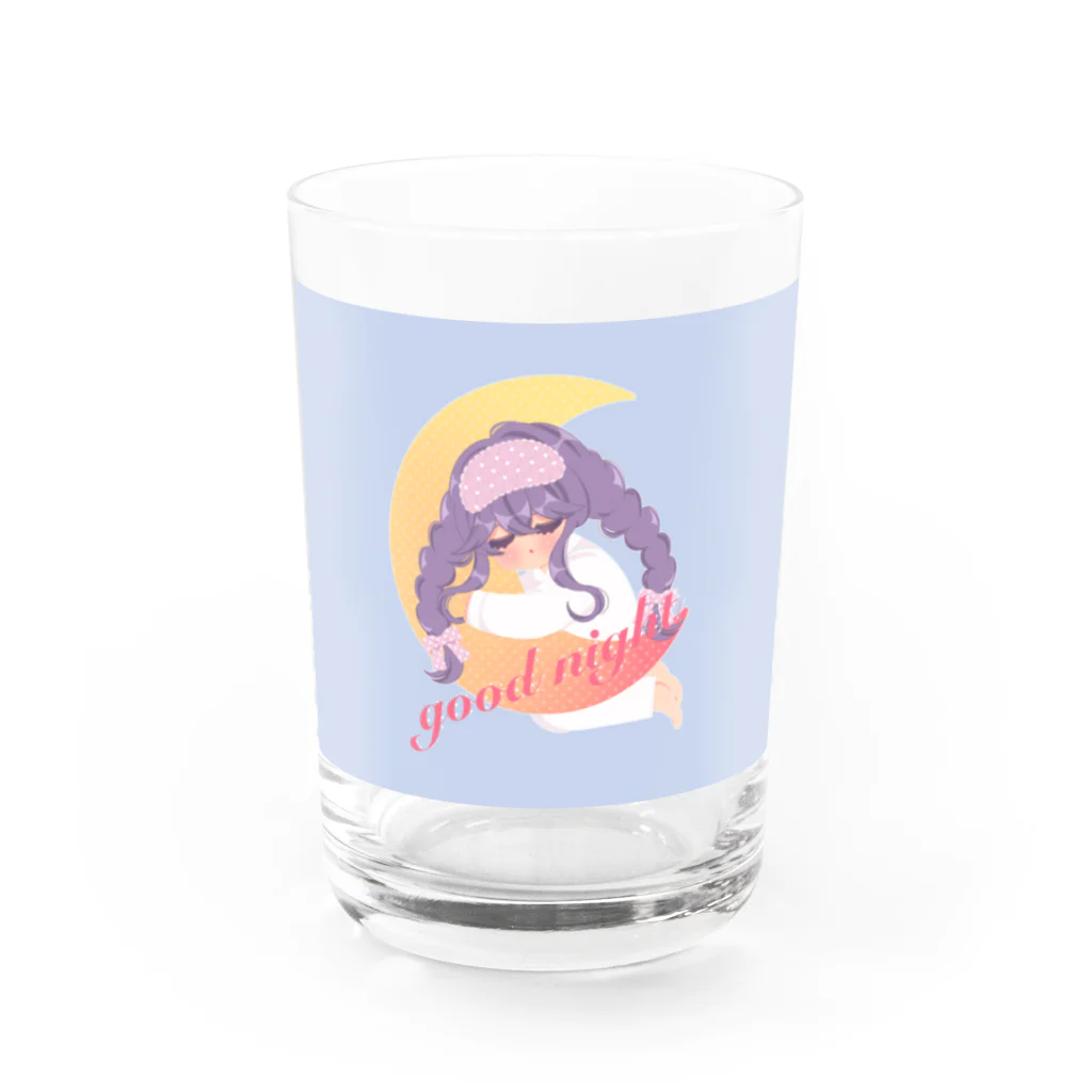 feinyafujiokaのブルーver Water Glass :front