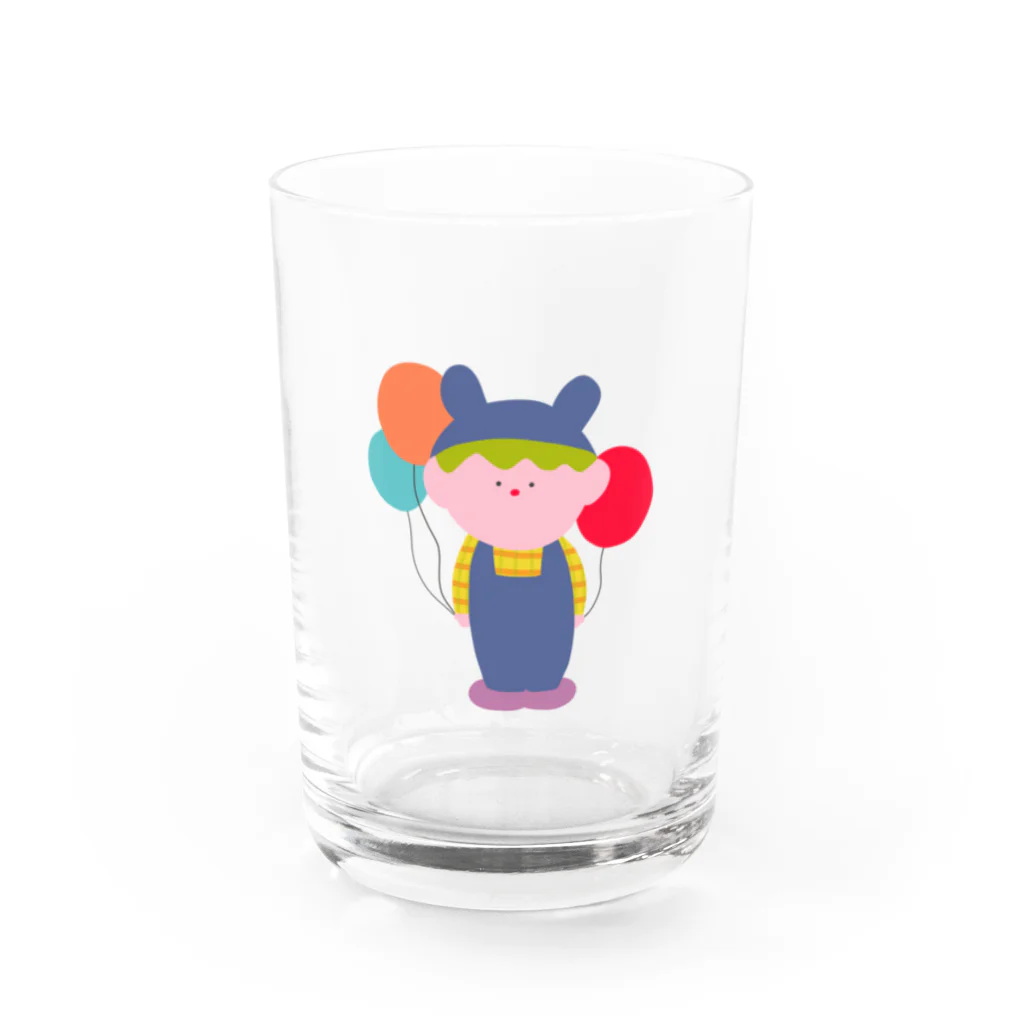 natchanのゆうえんちにいた！ Water Glass :front