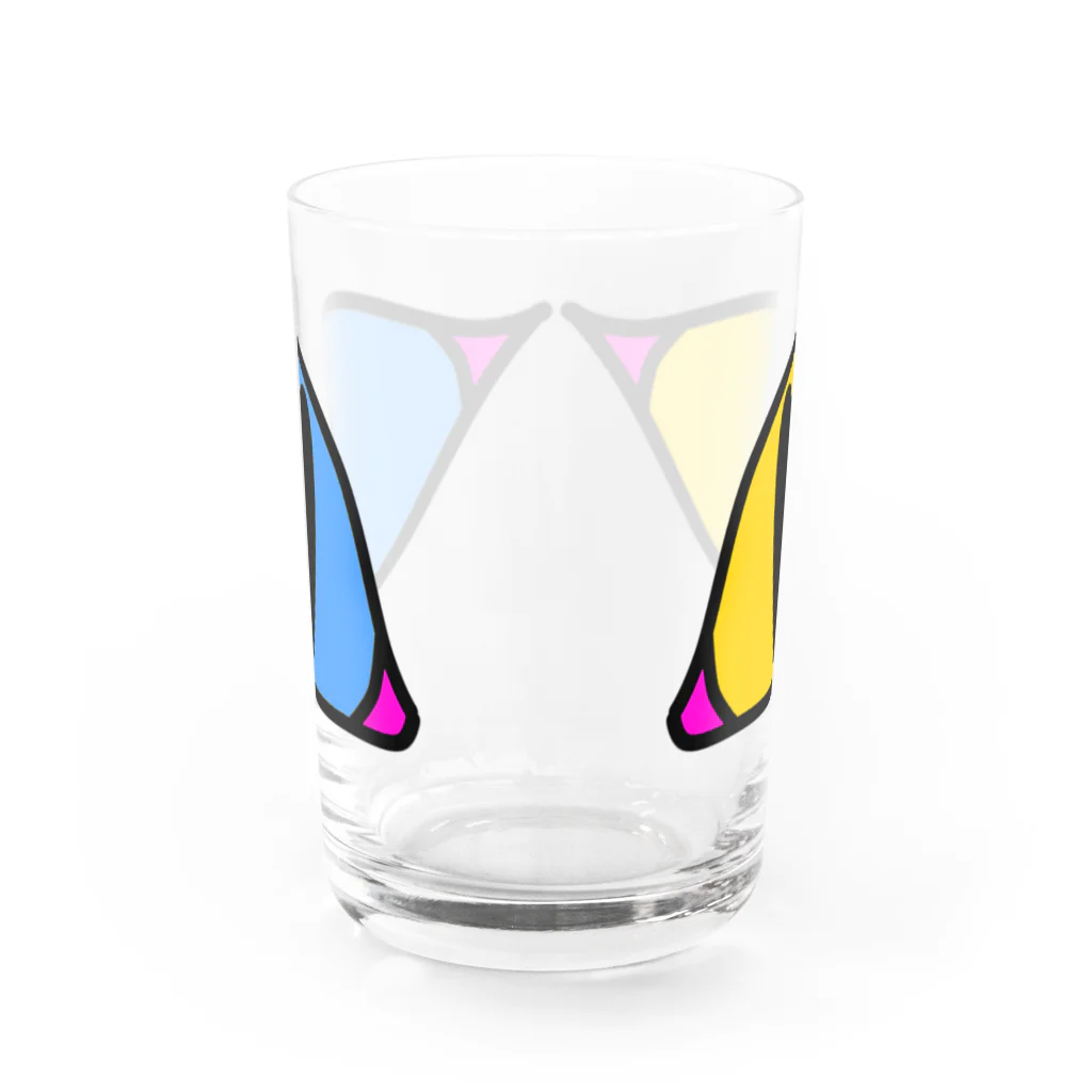 Mekki屋さんのねこおめめ Water Glass :front