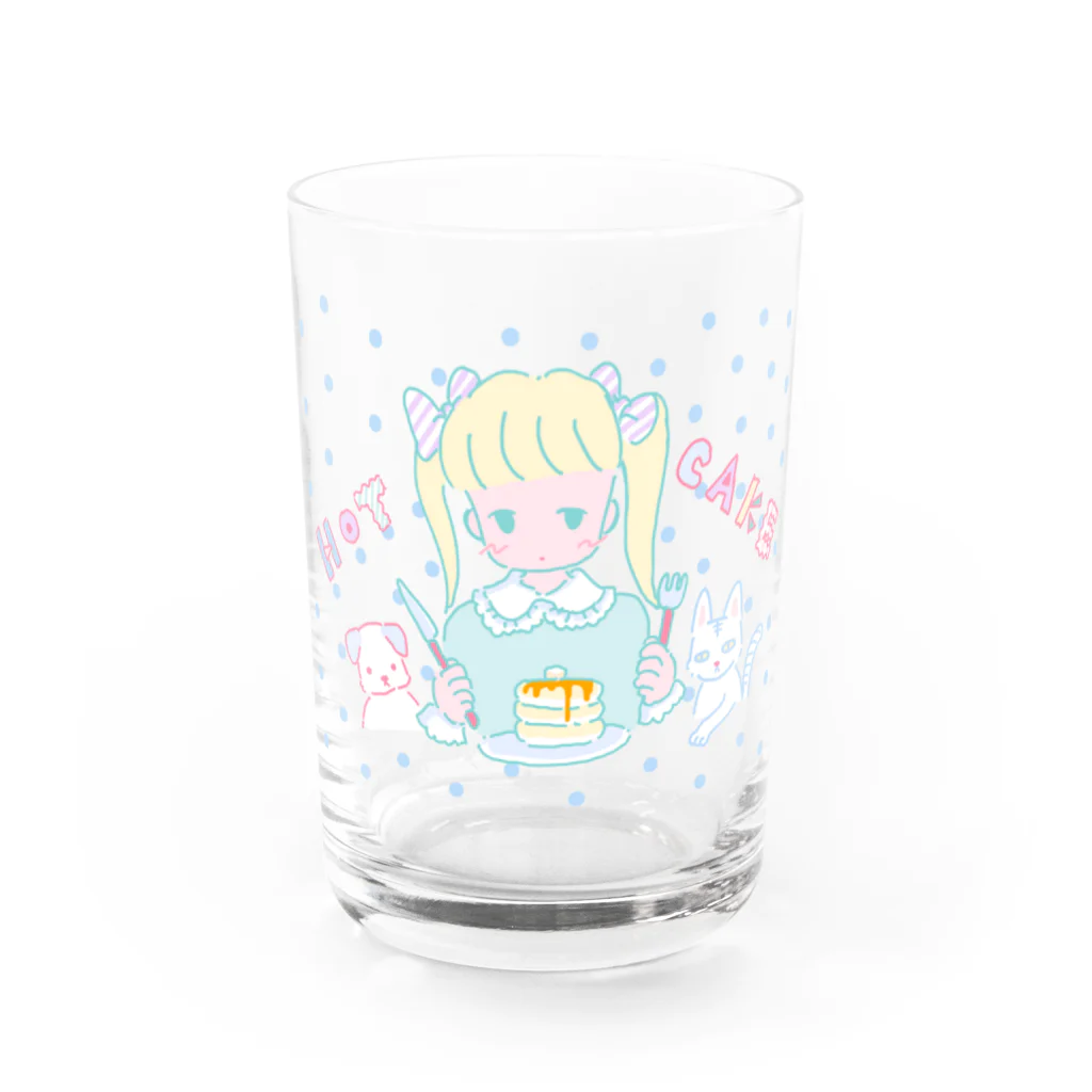 munielのホットケーキ Water Glass :front