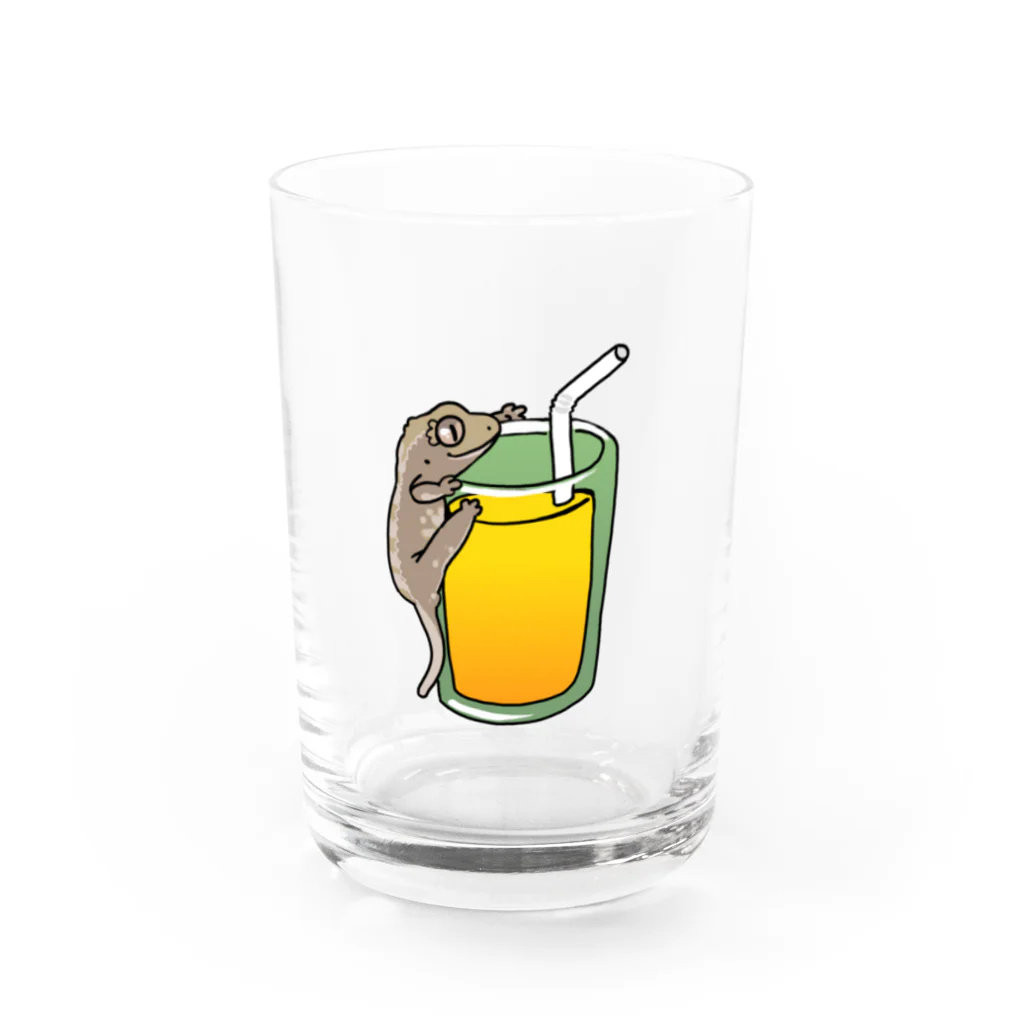 SHOP GAMUGUMIのコップにクレスさん Water Glass :front