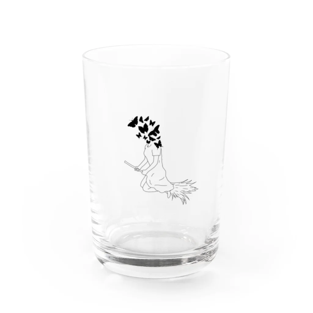 wednesdayのwitch Water Glass :front