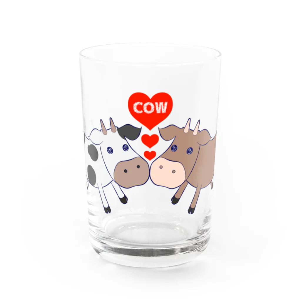 STUDIO勇み足のまったりCOW Water Glass :front