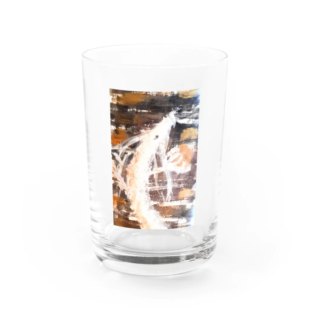 happy24の昇り龍 Water Glass :front