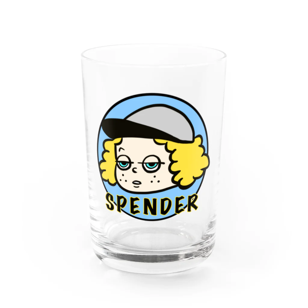 SPENDERのSPENDER BOYグラス グラス前面