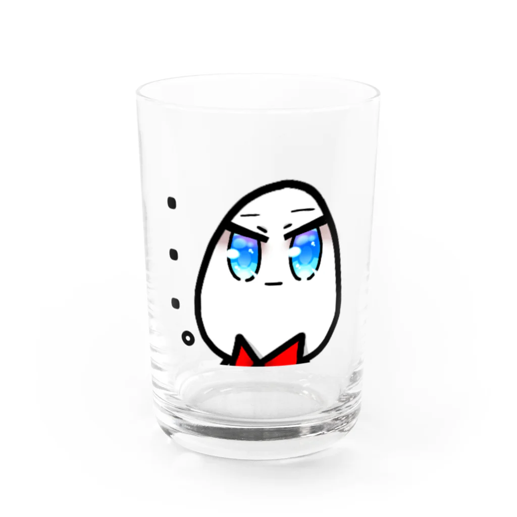 たいもの部屋のまがおのゆでたまごちゃん Water Glass :front