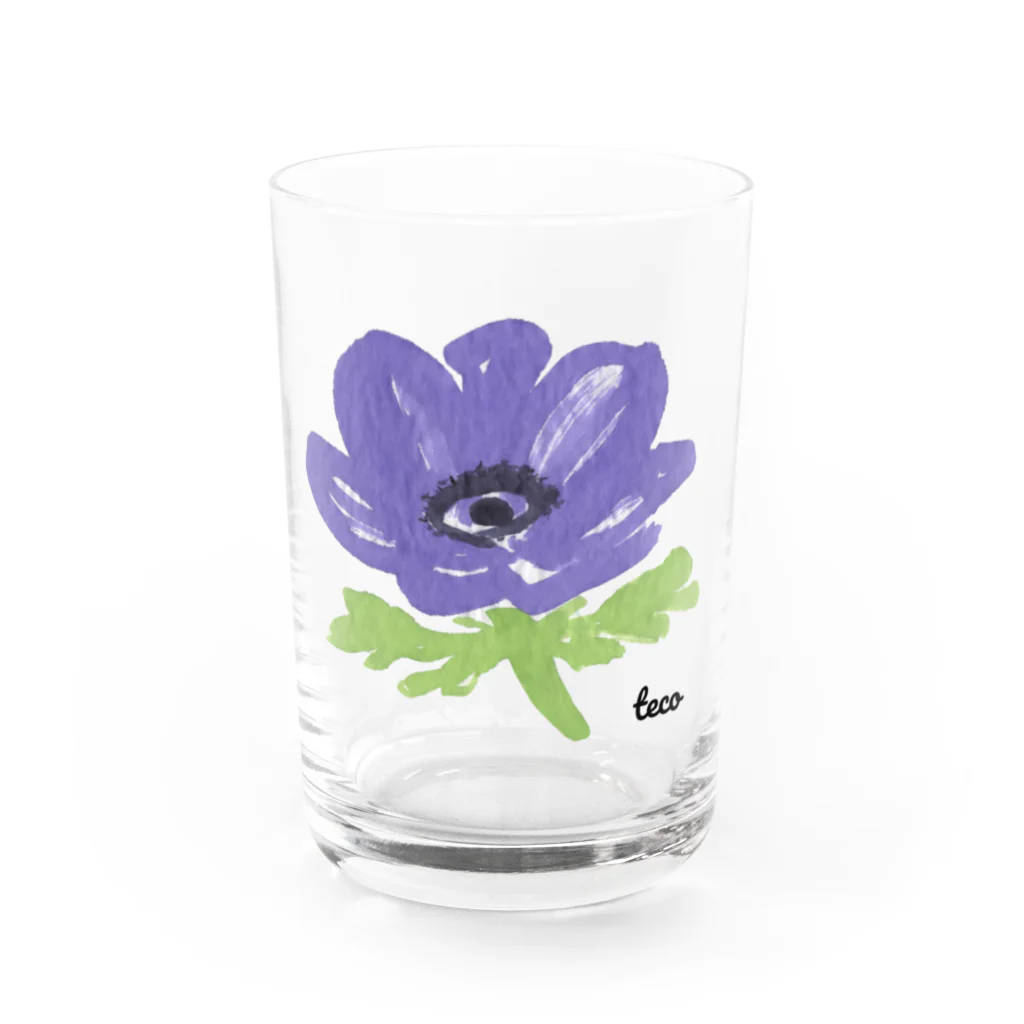 tecoのアネモネ Water Glass :front