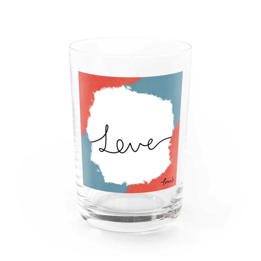 TRUNK siteのLove 2022 Water Glass :front