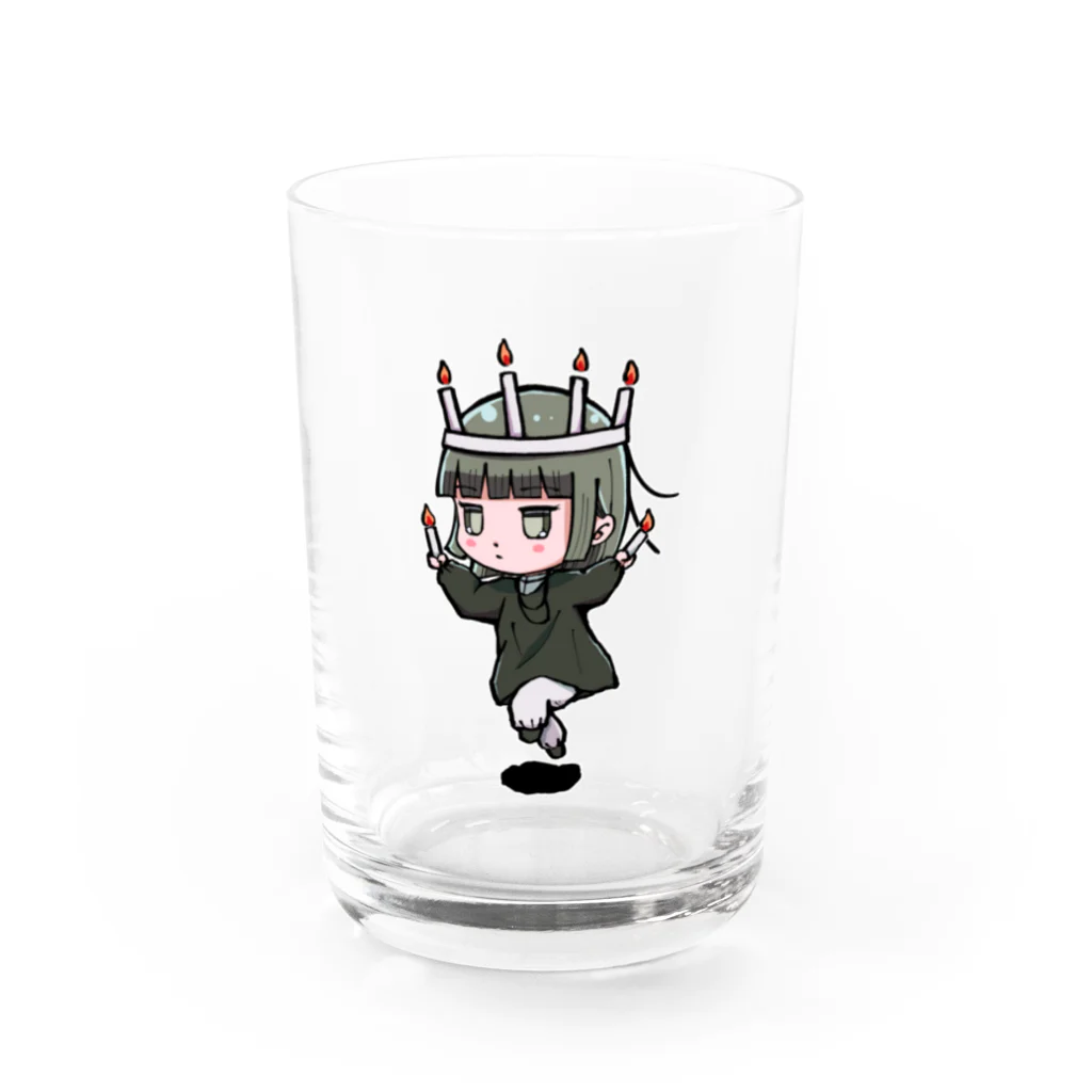 -end_g-の小明神くん Water Glass :front