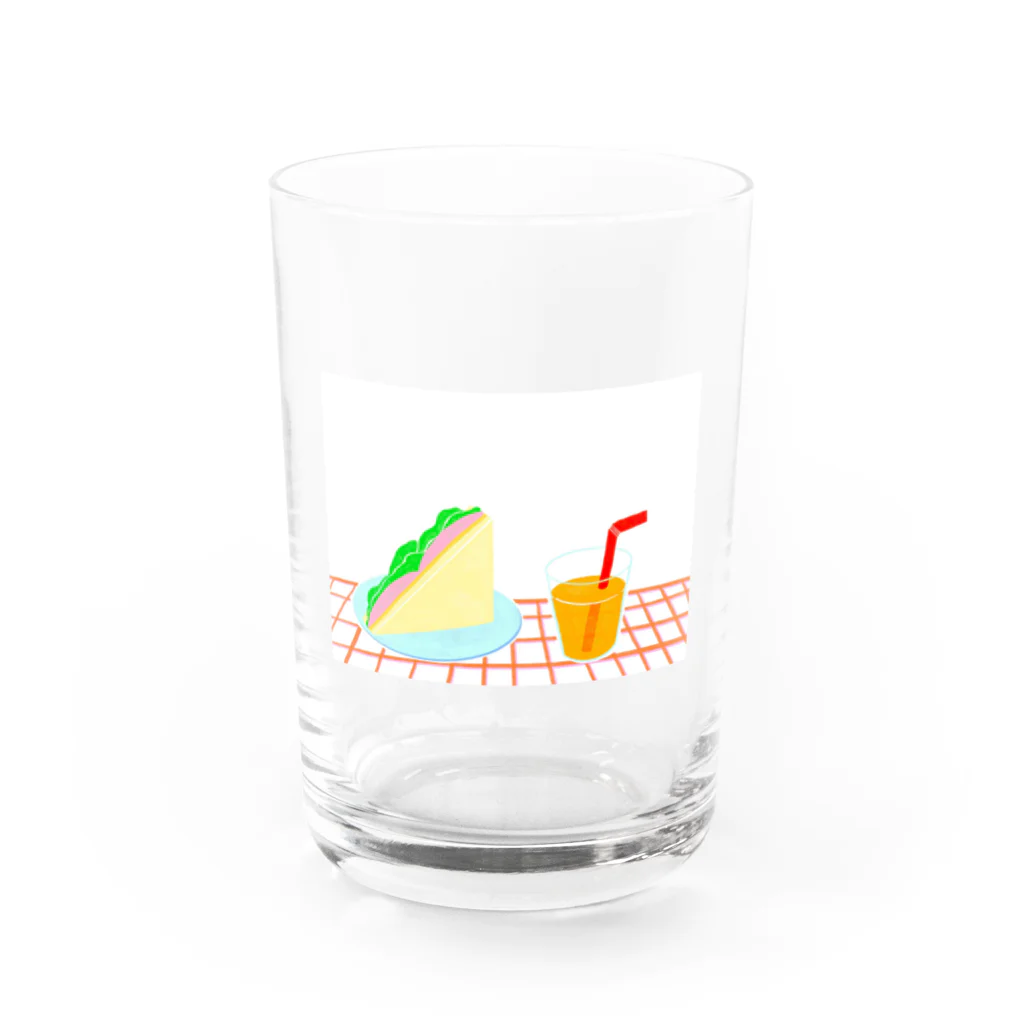 oueの朝食 Water Glass :front