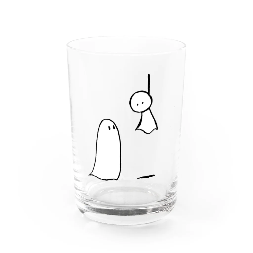 risatoのてるてるとおばけ Water Glass :front