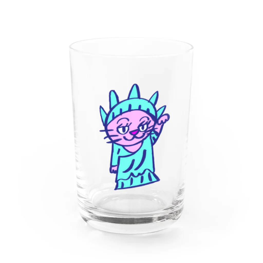 nekonekonekoのアンジネコ Water Glass :front