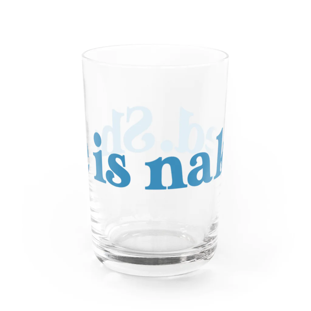 星男プロダクションの清水くるみ個展「She is naked.」グラス Water Glass :front