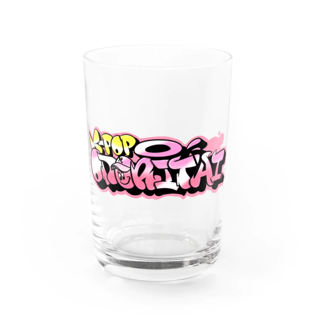 K-POP踊り隊のK-POP踊り隊オリジナルグッズ Water Glass :front