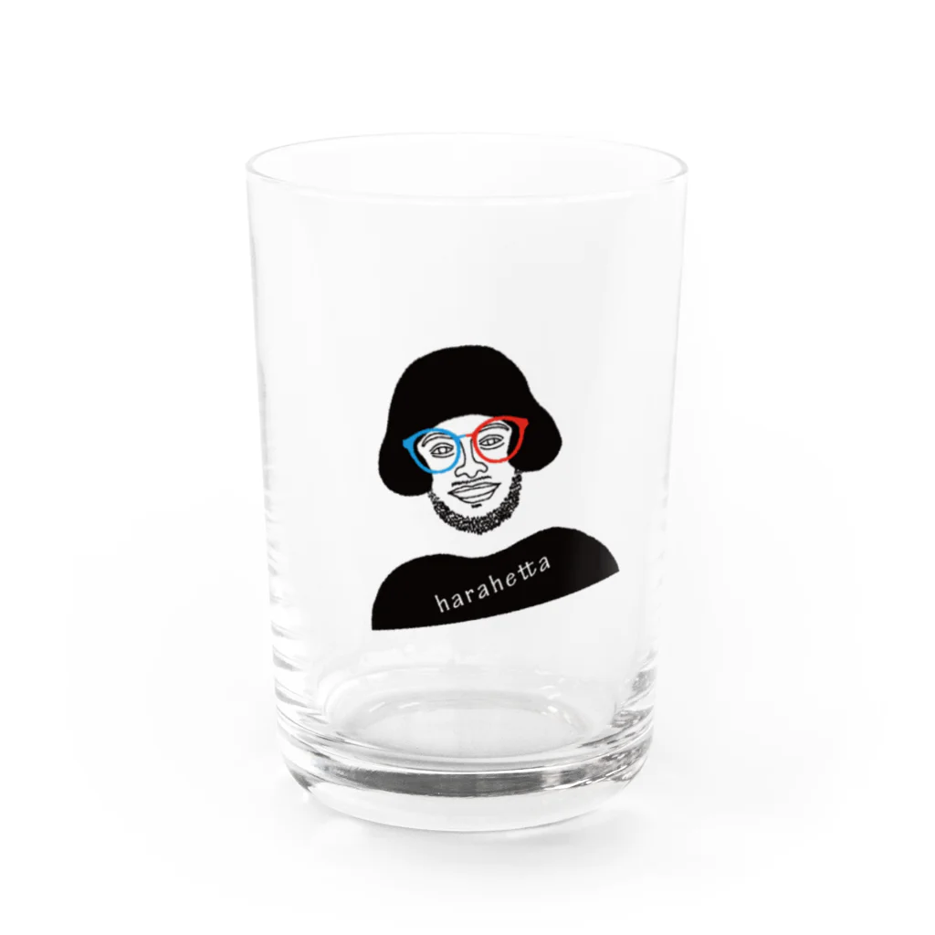 のほほん舎のはらへりぼぶおじさんグラス Water Glass :front