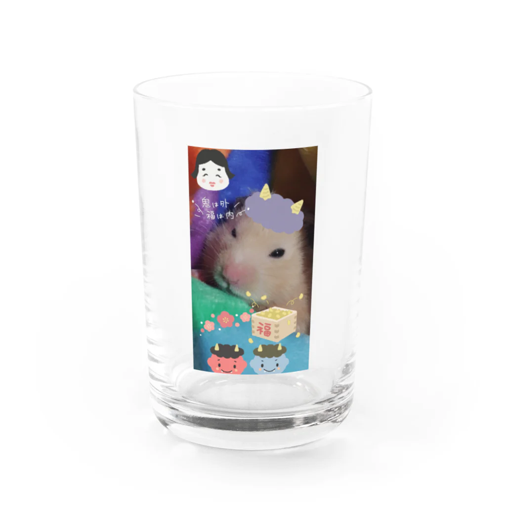 ゆっさんNYR-YUNのキンクマハムスターのなのくん Water Glass :front