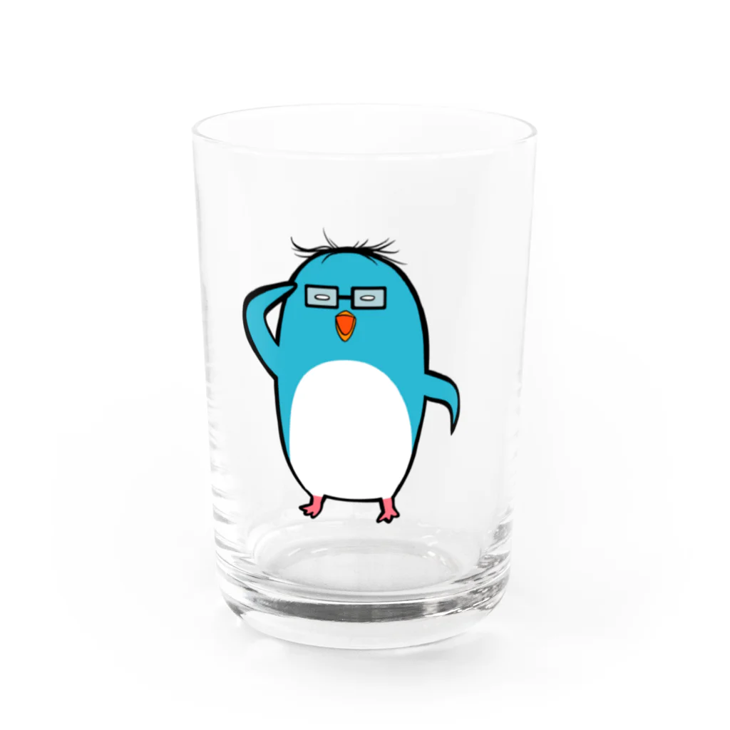 ヤキトリハウスのはやしペンギン Water Glass :front