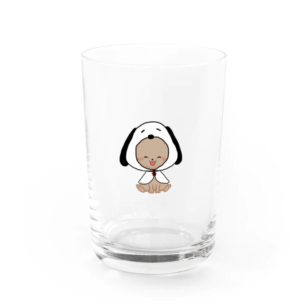 pote©o*  ハンドメイドドッグウェアのソラちゃん Water Glass :front