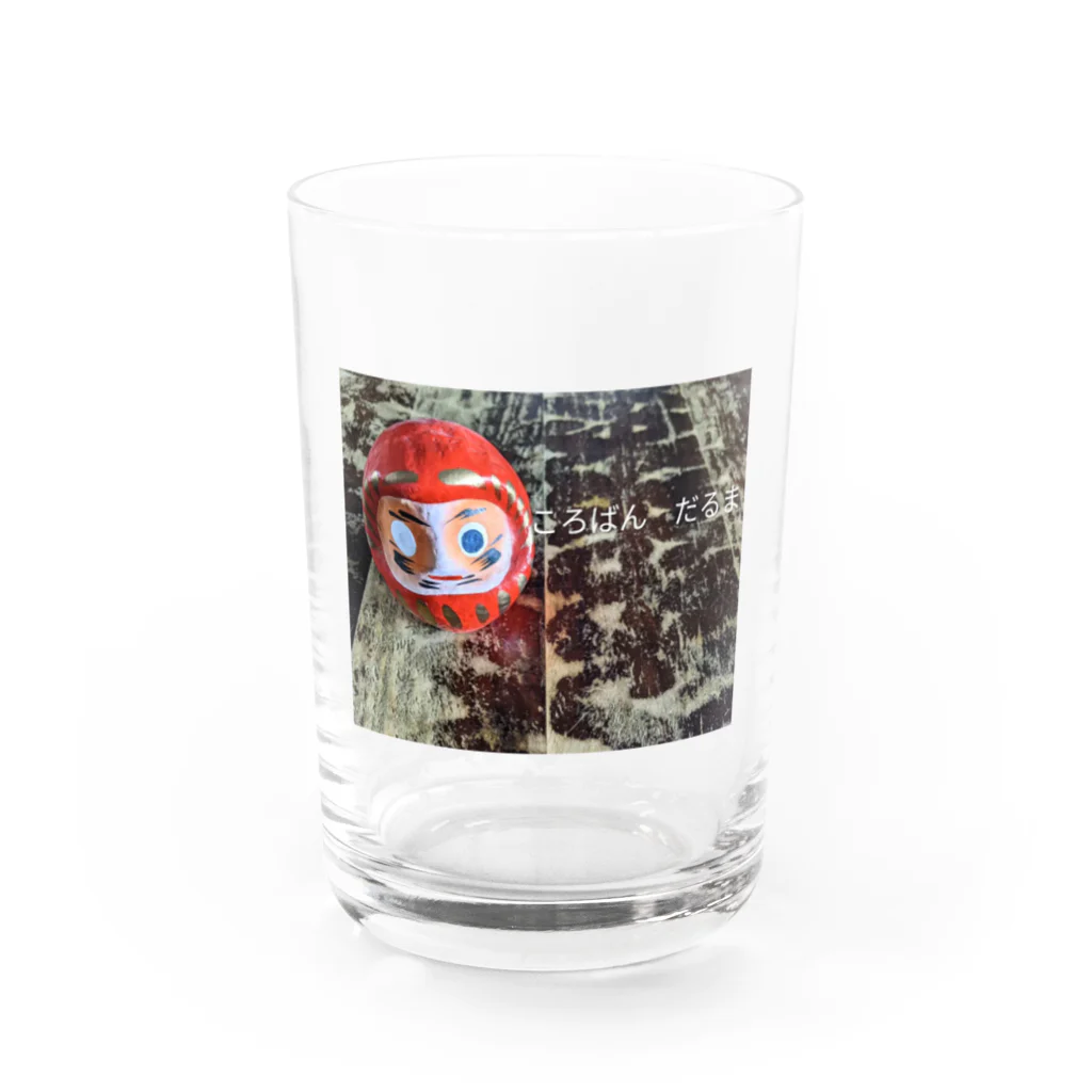 ころばん　だるまのころばん　だるま Water Glass :front