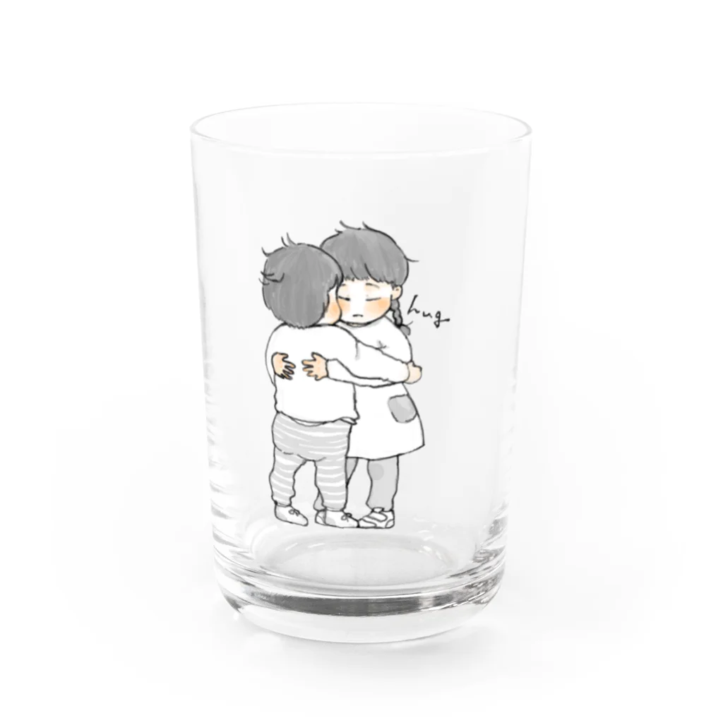 いちまいのhug Water Glass :front