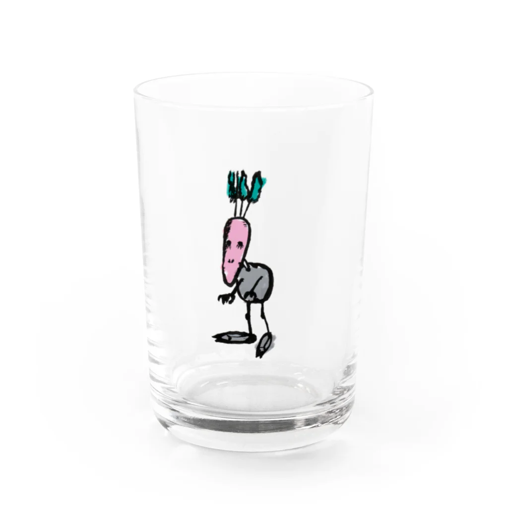 ヒカリアレのにんじん Water Glass :front