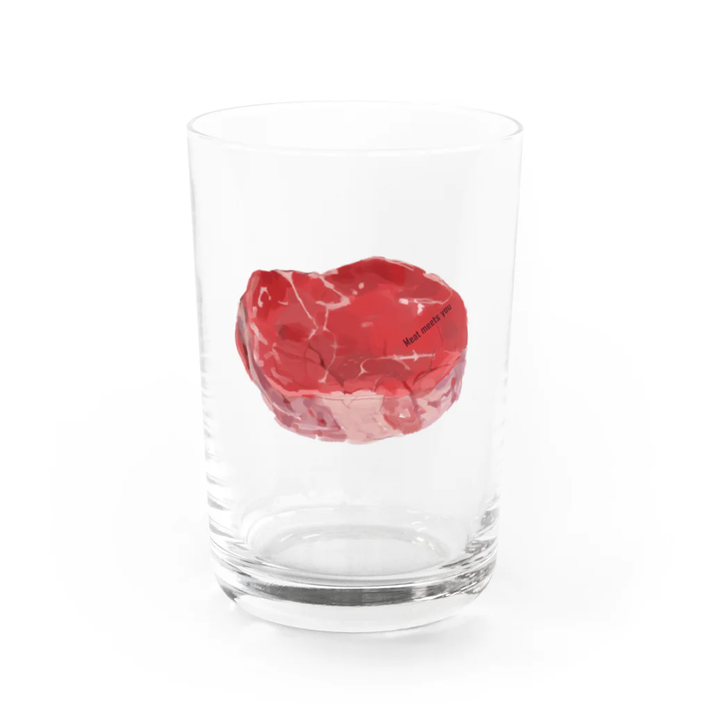 CONCEPT+CのMeat meets you2 Water Glass :front