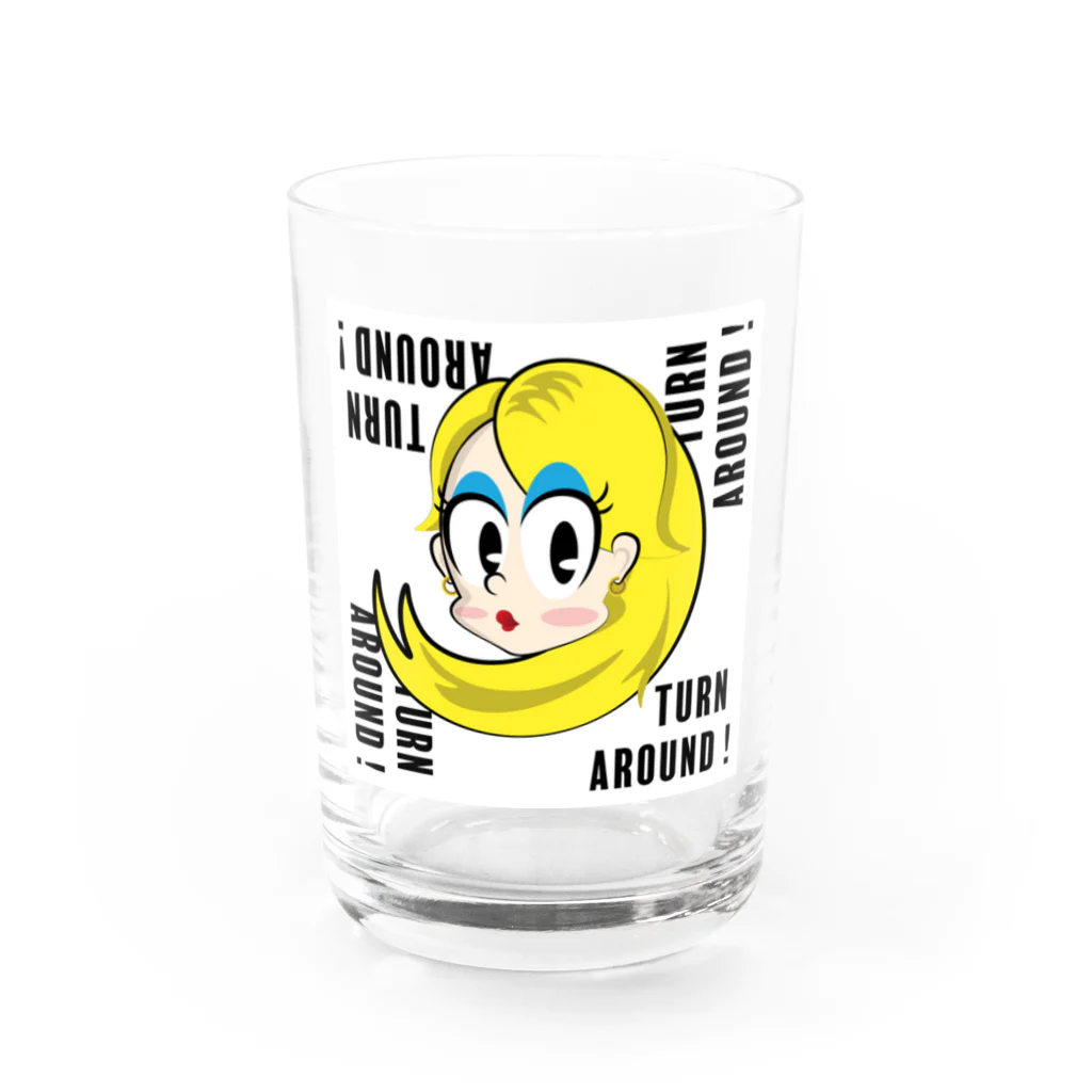 MobShopのTURN AROUND! Water Glass :front