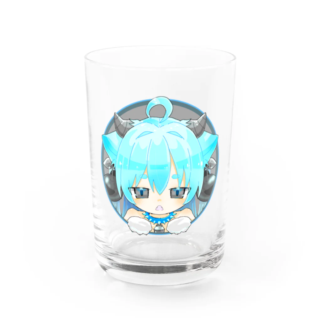 魔界☆通販の魔界☆通販ろご Water Glass :front