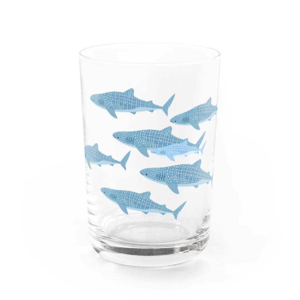 海の仲間たちオフィシャルSTOREのジンベエザメ Water Glass :front