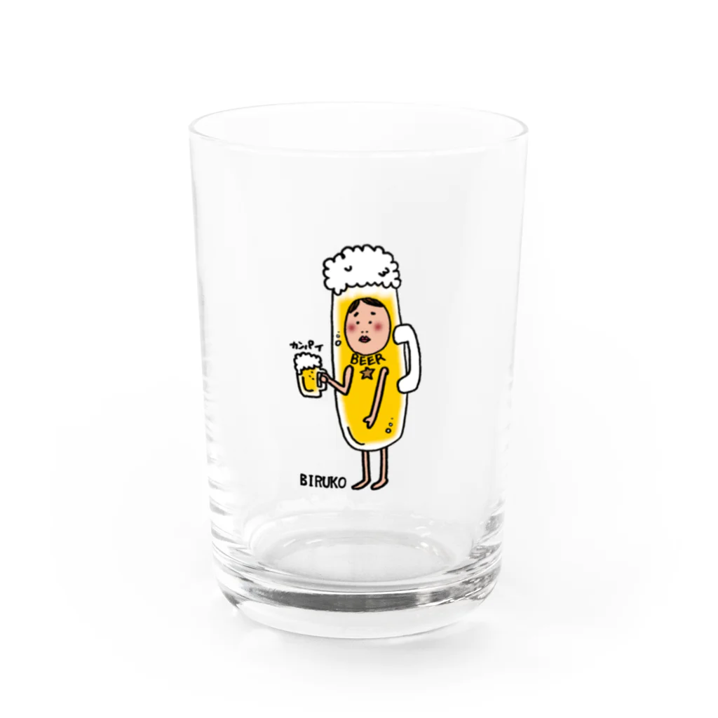 Peco Peco Boo&Carotte cocon❋のびる子さん Water Glass :front