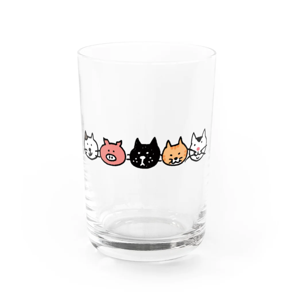 Peco Peco Boo&Carotte cocon❋のにゃんぶ〜！？ Water Glass :front