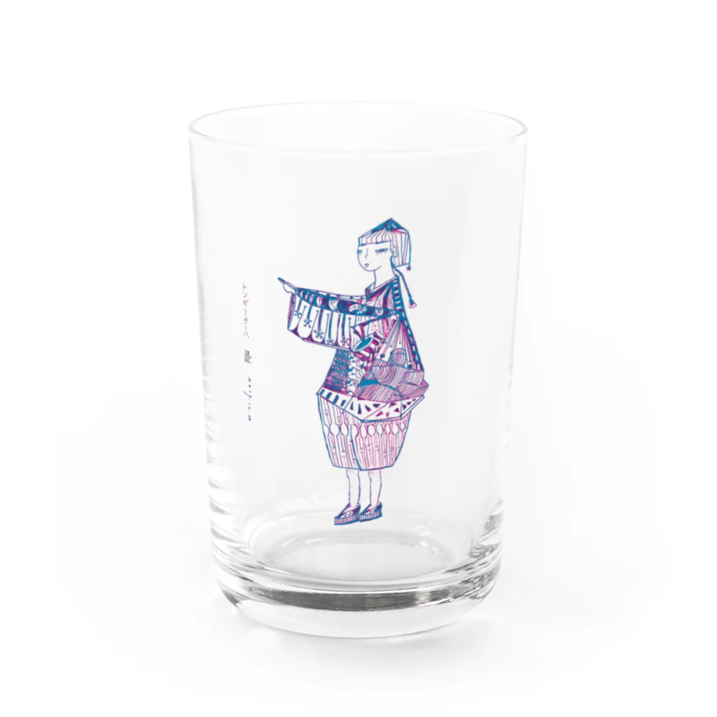 TONGARI STOREのDirection Water Glass :front