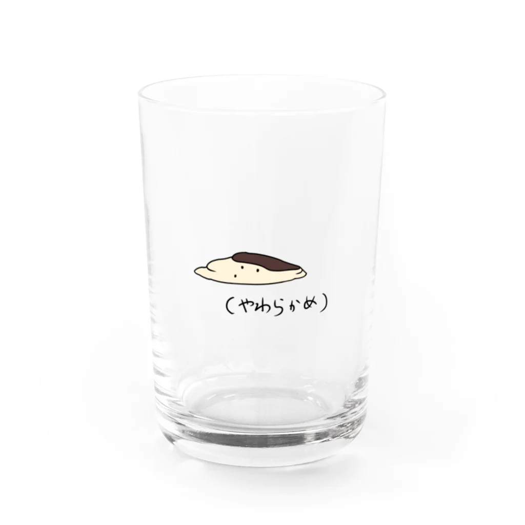 すぷらのプリン（やわらかめ） Water Glass :front