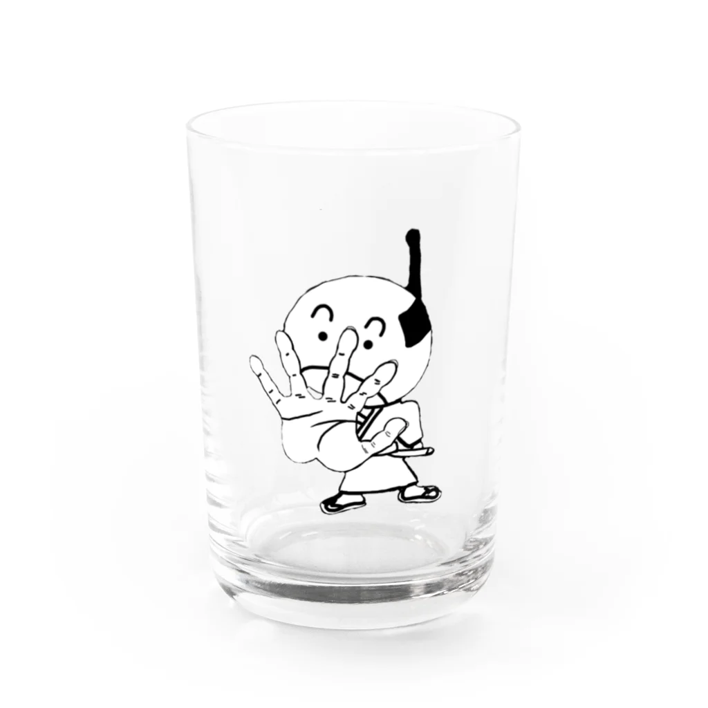 【戦国庵】のさむらいくん Water Glass :front