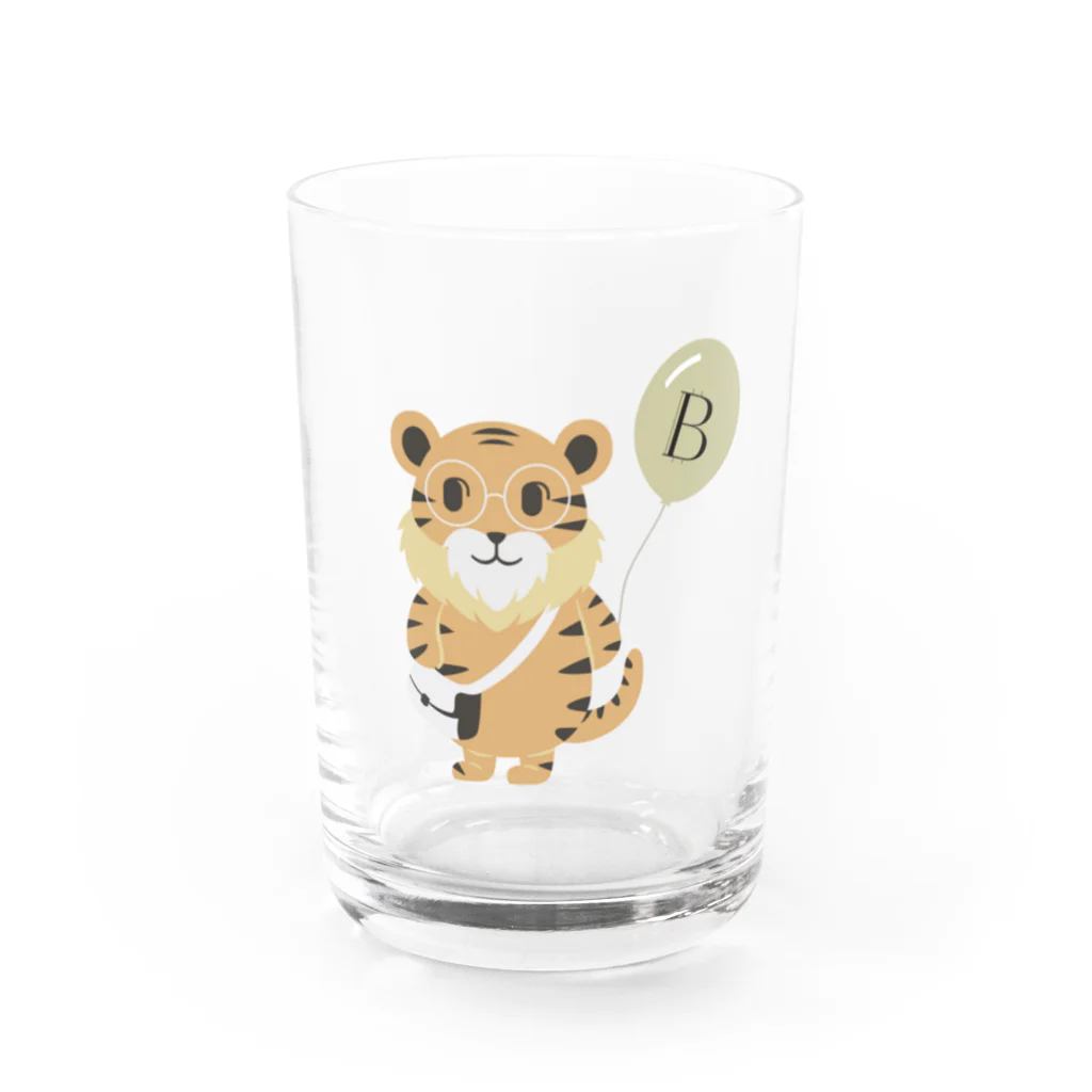 仮想通貨 ( 暗号資産 ) グッズ ［ crypto berry ］ のMr.ビットラの夢 Water Glass :front