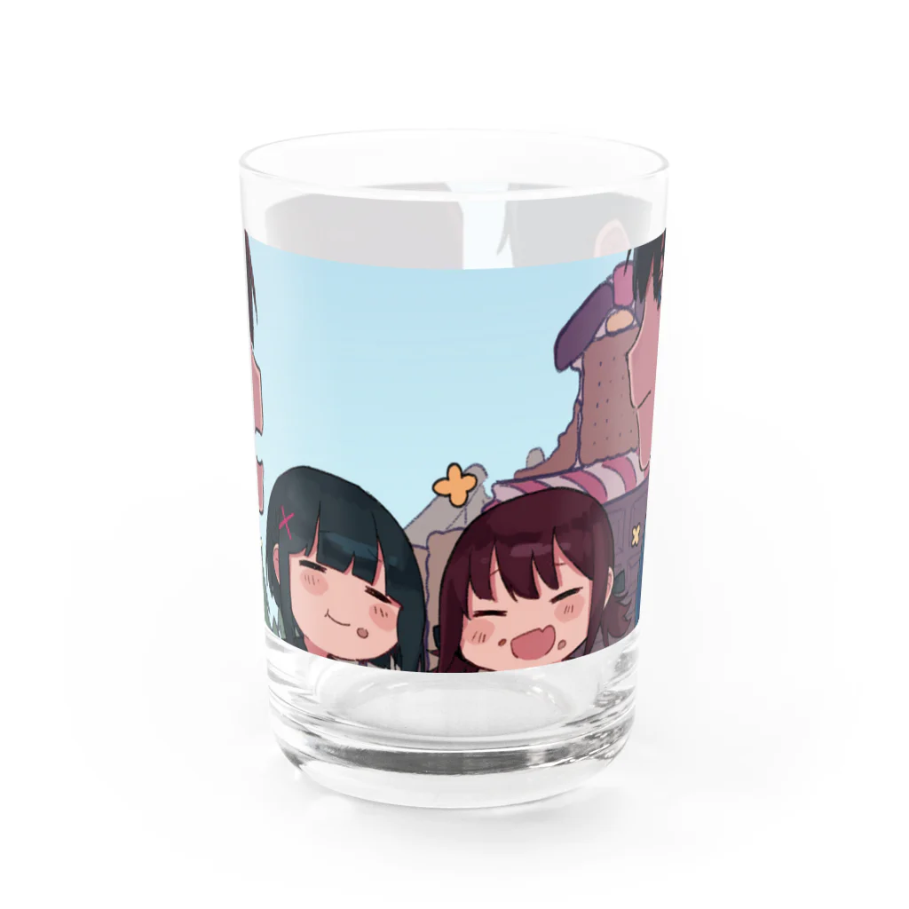 HiJumpショップのヘンゼルとグレーテルvs双子 Water Glass :front