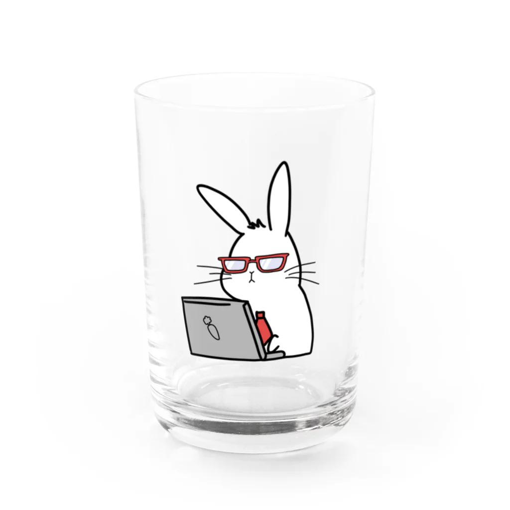 JammsworksのJammsworksのうさぎ Water Glass :front