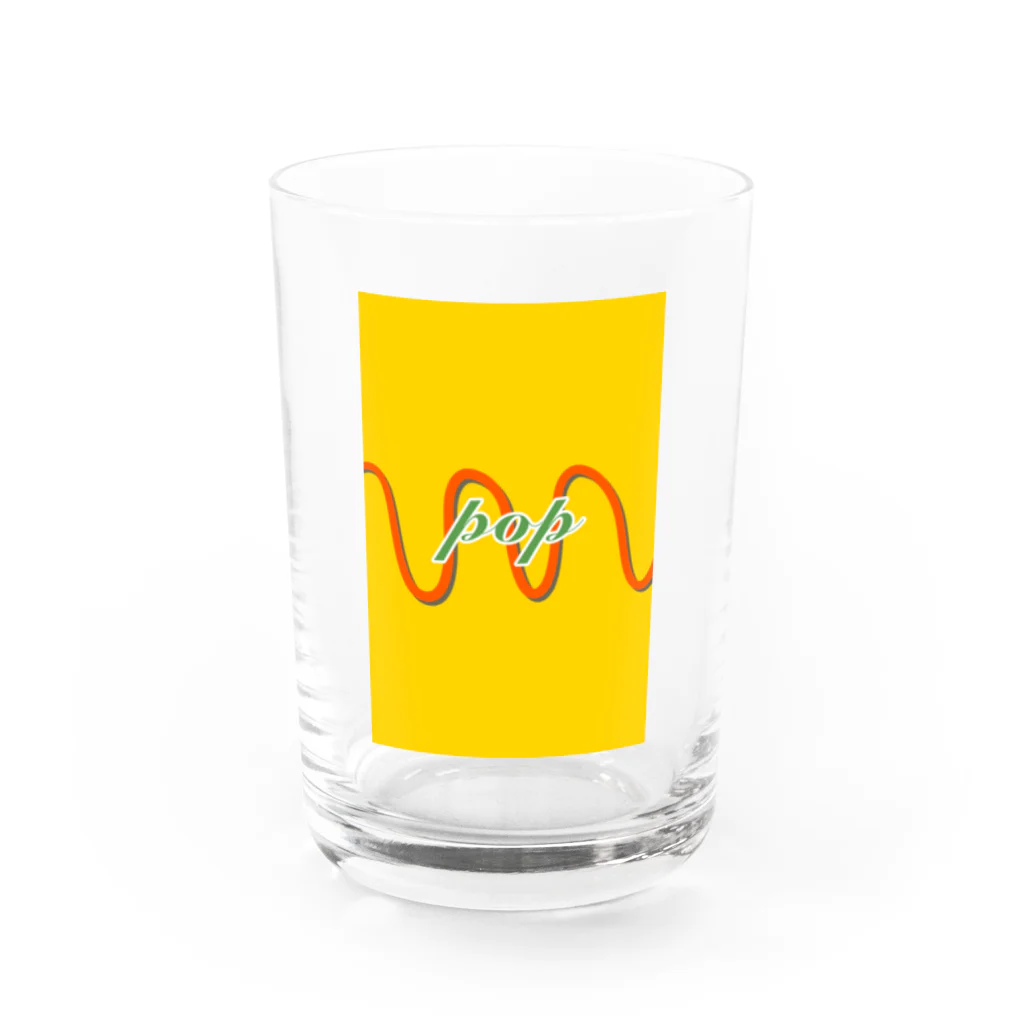 ゆらとめんずのpopオムレツ Water Glass :front