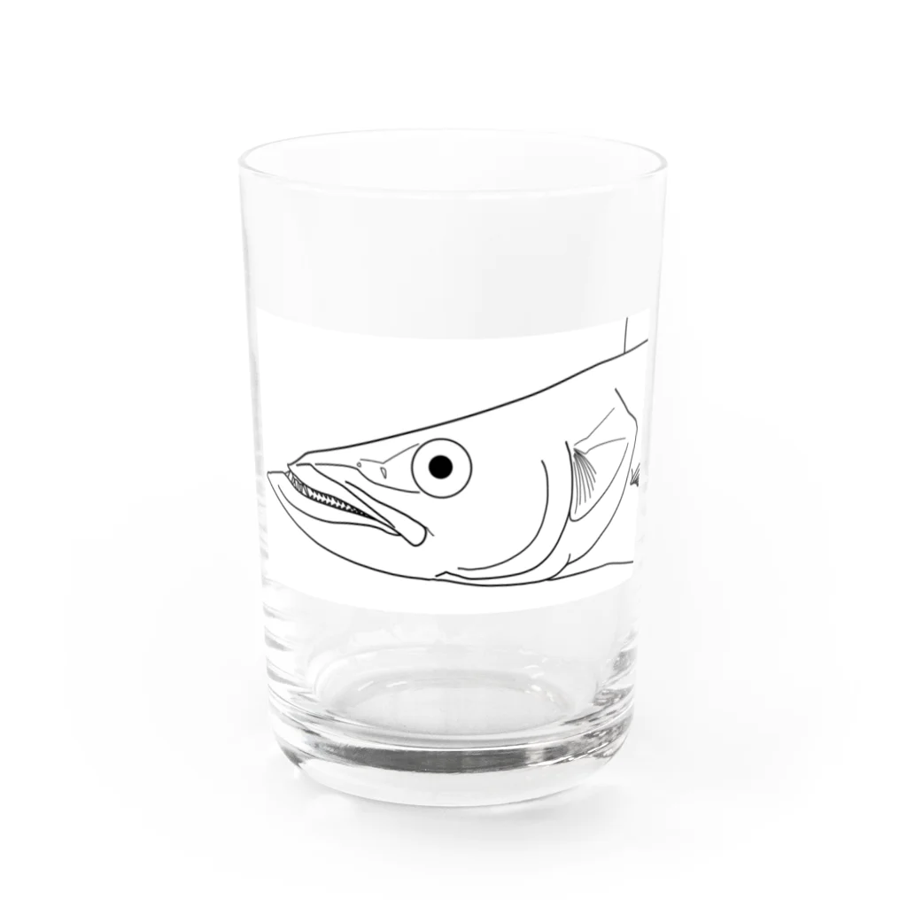 しゅんすけ(エビスダイ好きの自称骨取り師)のナガタチカマスこっぷ Water Glass :front