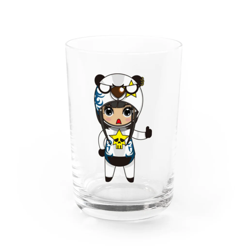 🤍一ノ瀬 彩 🐇⸒⸒ suzuri支店🤍のちびキャラ/FUNKYTYPE【一ノ瀬彩】 Water Glass :front