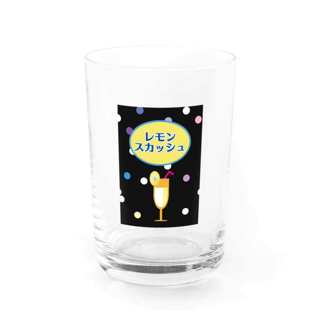 レトリオショップのレモンスカッシュ Water Glass :front