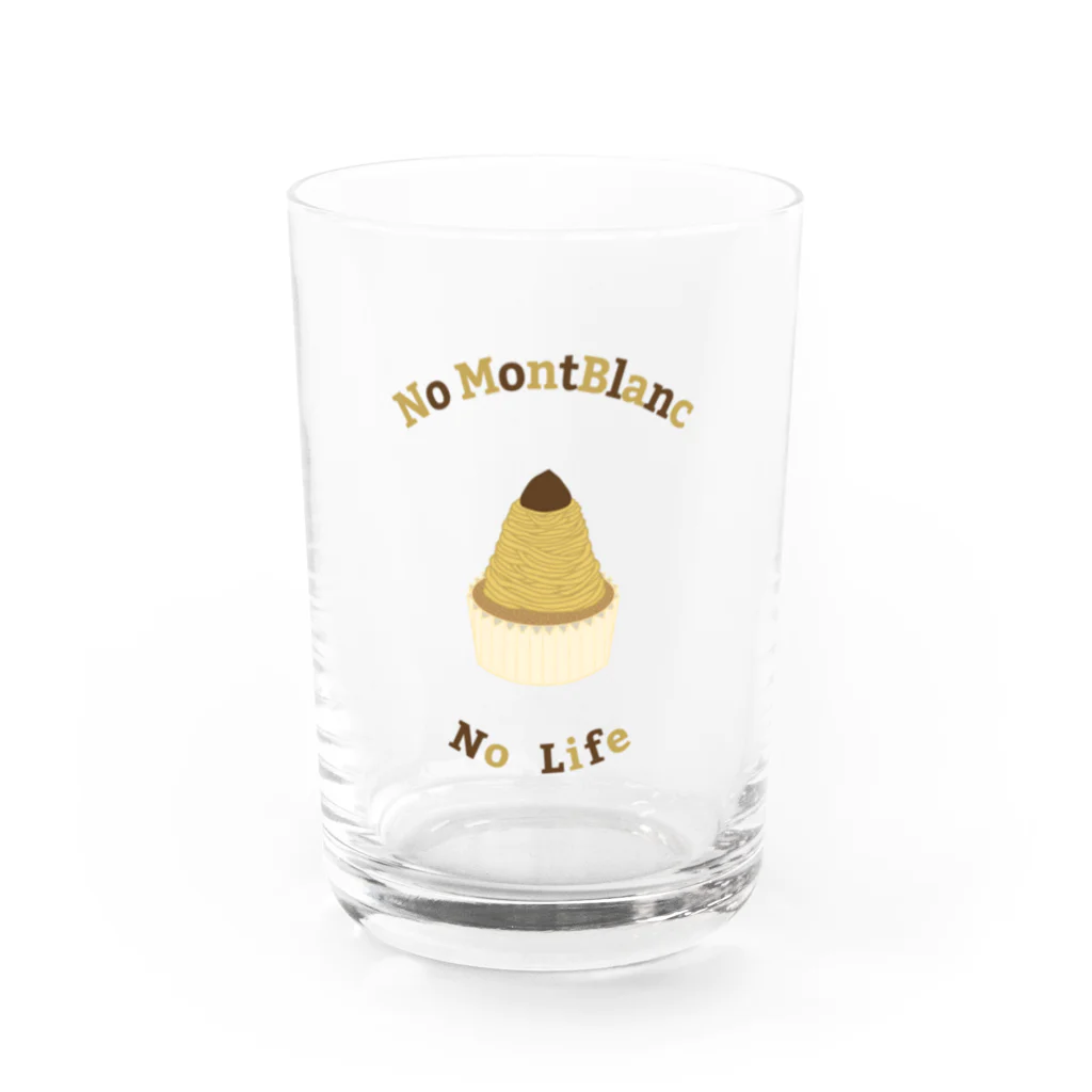Mrs.Bean/ミセスビーンのNo MontBlanc No Life Water Glass :front