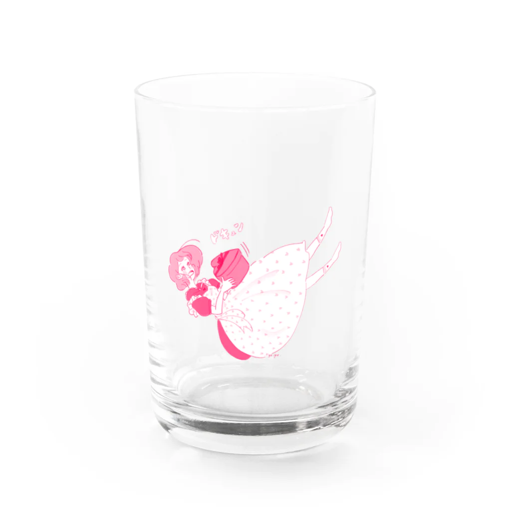 Yukaのハプニングガール Water Glass :front