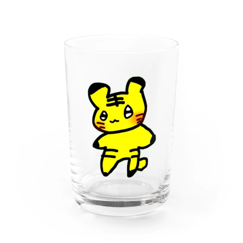 どうぶつとかのとらくん Water Glass :front