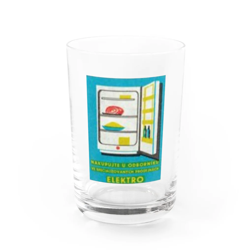 YS VINTAGE WORKSのチェコ　家電・冷蔵庫 Water Glass :front