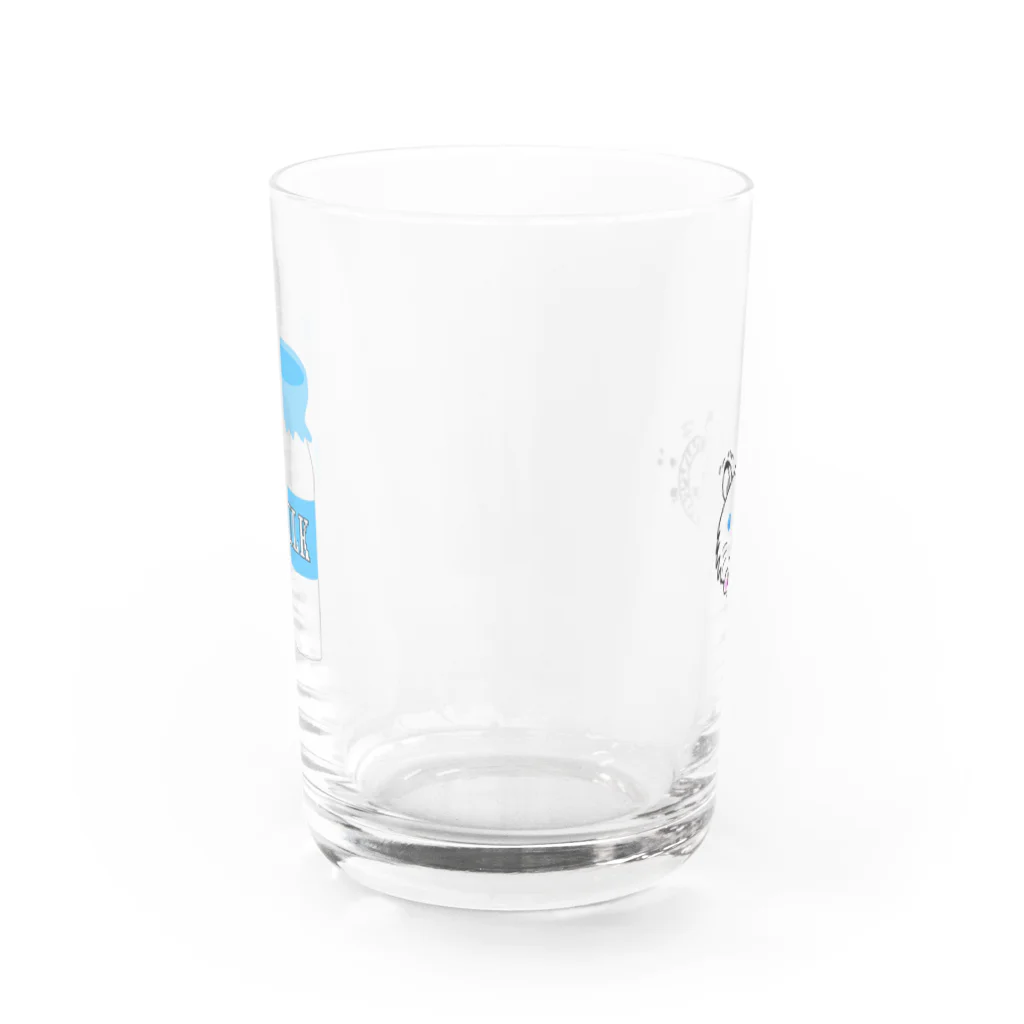 🐯 高橋 レオ🐯  🥕👑🍜🍿🐼の毛玉とミルク グラス 물유리前面