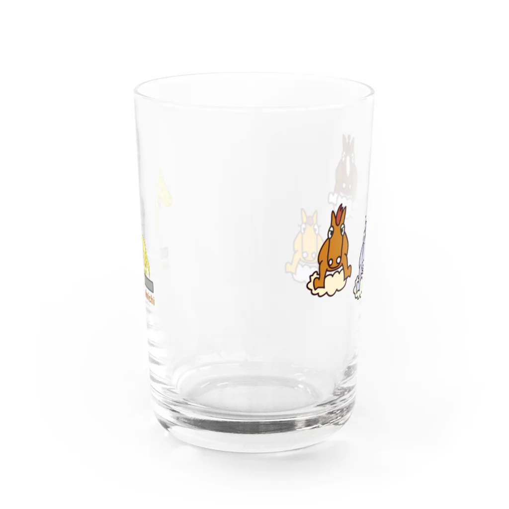 くだらないみち商店のRun 〜　I Love Horses!  Water Glass :front