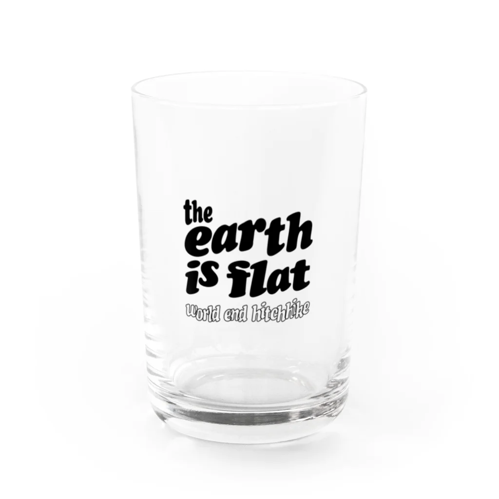 ワールドエンド ヒッチハイクのデ・ラ・アース　De La Earth Water Glass :front